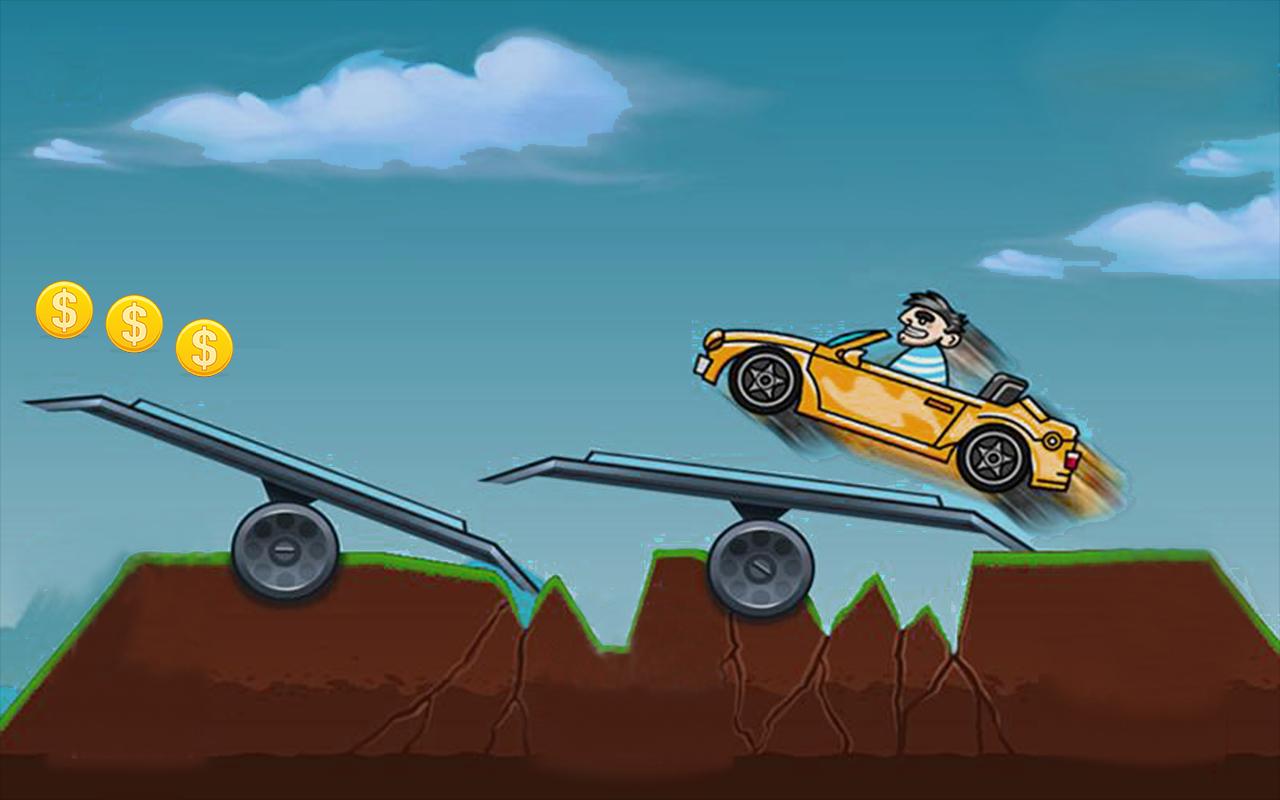 Cars climb racing