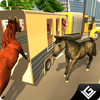 Transporter camions de chevaux icône