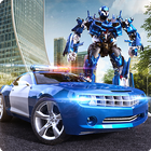 Robot Hero Police Car Transform simgesi