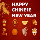 Chinese New Year Message Cards & Greetings आइकन