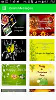 Happy Onam Greeting Cards Mess poster