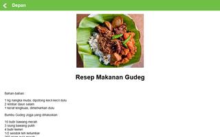 Resep Masakan D. I. Yogyakarta screenshot 3