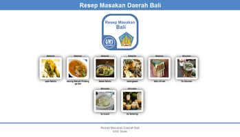 Resep Masakan Daerah Bali capture d'écran 2