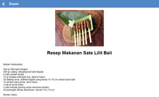 Resep Masakan Daerah Bali capture d'écran 3