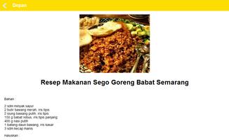 برنامه‌نما Resep Masakan Jawa Tengah عکس از صفحه