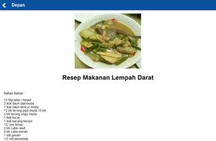 برنامه‌نما Resep Masakan Bangka Belitung عکس از صفحه