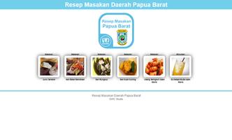 Poster Resep Masakan Papua Barat