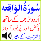 Urdu Surah Waqiah Audio Basit icon