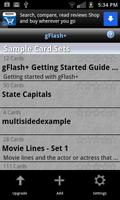 gFlash+ Flashcards & Tests स्क्रीनशॉट 1