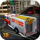911 Fire Truck Rescue Sim 3D icône