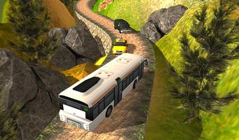 Off Road Bus Hill Climb Sim syot layar 1