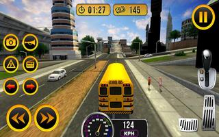 School Bus Simulator 2016 스크린샷 1