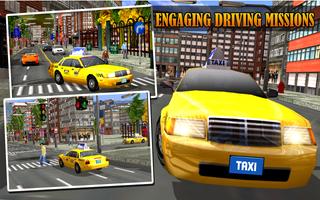 Taxi Driving Simulator 2016 اسکرین شاٹ 1