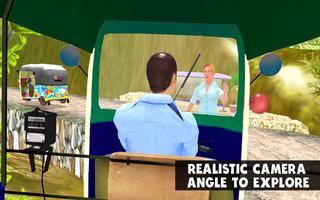TukTuk Auto Rickshaw Simulator capture d'écran 1