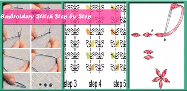 Embroidery Stitch Step by Step