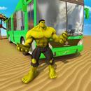SuperHero Bus Stunt City Racing APK