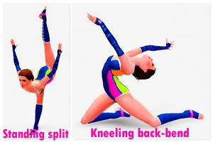 American Gymnastic Girls Training Guide Affiche