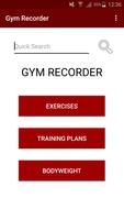 Simple Gym Recorder ポスター