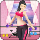 Gym Fitness princess game🎽👚 icon