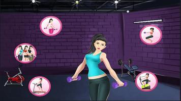Gym Fitness princess game🎽👚 screenshot 1