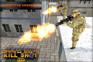 Bravo SWAT Kill Shot 3D Free capture d'écran 1