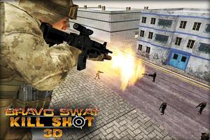 Bravo SWAT Kill Shot 3D Free captura de pantalla 2