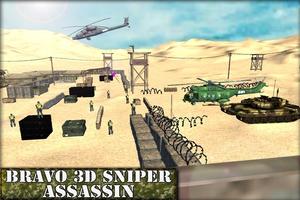 Bravo 3D Sniper Assassin captura de pantalla 1