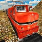 3D Cargo Train Game Free icône