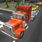 Car Transport Trailer 3D Free آئیکن