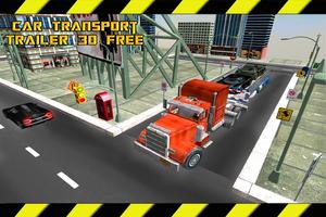 Car Transport Trailer 3D Free پوسٹر