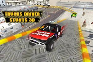 City Trucks Driver Stunts 3D Poster