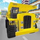 3D Construction Trucks Driver-icoon