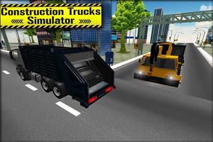 3D Construction Trucks Driver স্ক্রিনশট 1