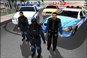Cop Car Driver 3D Simulator ảnh chụp màn hình 1