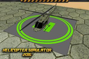 Helicopter Simulator 2016 Affiche