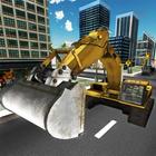 Sand Excavator Crane Sim 3D icône