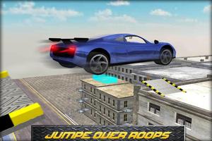 Speedy Stunts Car 3D Poster