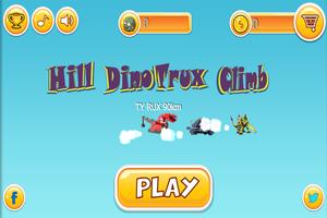 Dinozor Hill Makineler Climb Poster