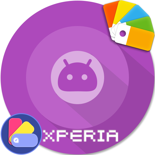 O Purple - XPERIA ON™索尼手機主題
