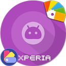 APK XPERIA ON™ | O Purple Theme