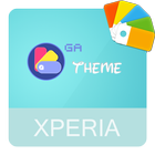 COLOR™ XPERIA | Theme A CYAN أيقونة