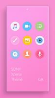 COLOR™ XPERIA | Theme A PINK 🎨Design For SONY تصوير الشاشة 1