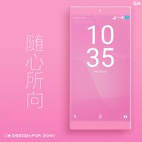 COLOR™ XPERIA | Theme A PINK 🎨Design For SONY تصوير الشاشة 3