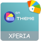 COLOR™ Theme | CYAN - Xperia أيقونة