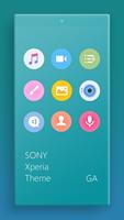 COLOR™ Theme | CYAN - Xperia скриншот 1