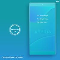 Theme XPERIA ON™ | Be Cyan poster