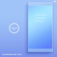 COLOR™ Theme | BLUE - Xperia Affiche