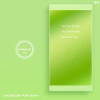 COLOR™ Theme | GREEN - Xperia ポスター