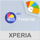 COLOR™ Theme | P Silver XPERIA icône