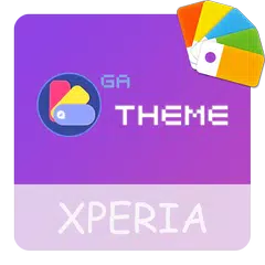 download Theme XPERIA ON| Be Purple APK